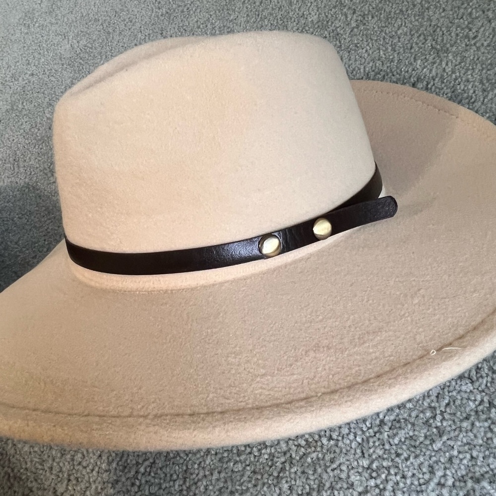 Cream colored hat